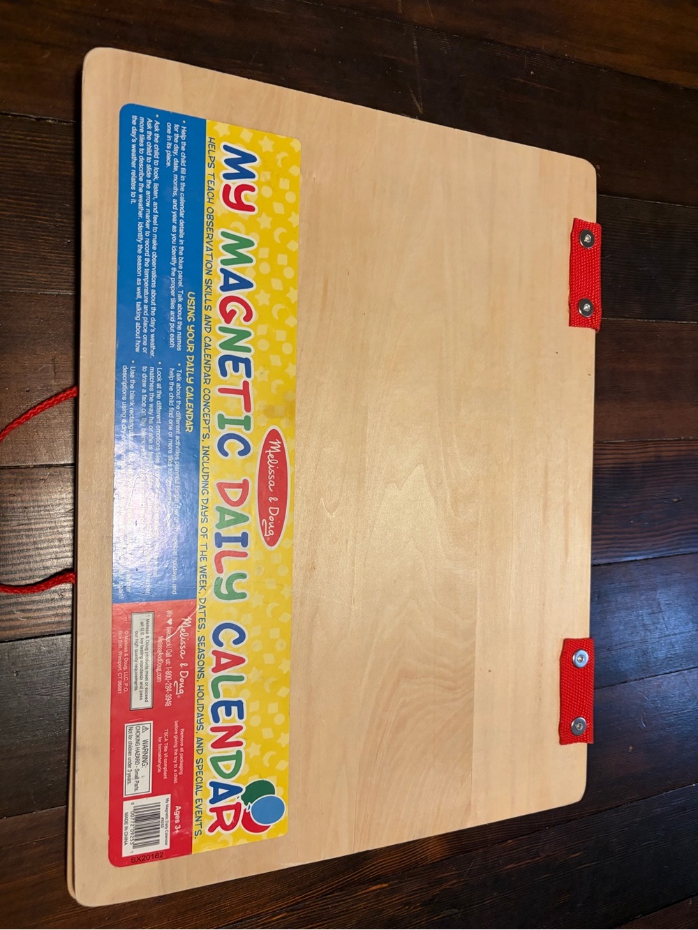 Melissa & Doug My Daily Calendar - Preschool Educational Calendar days, weather - Picture 4 of 6